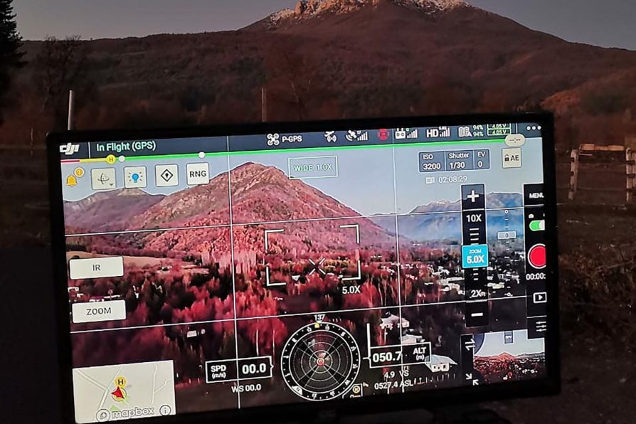 Drones suman más de 30 horas de vuelo en apoyo a búsqueda de personas desaparecidas en Ñuble