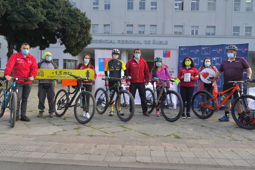 Autoridades fomentan el uso de la bicicleta y otros ciclos en contexto del Día Nacional Sin Auto