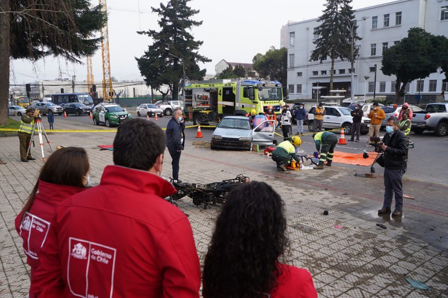 Con intervención urbana autoridades llaman a una conducción responsable durante Fiestas Patrias