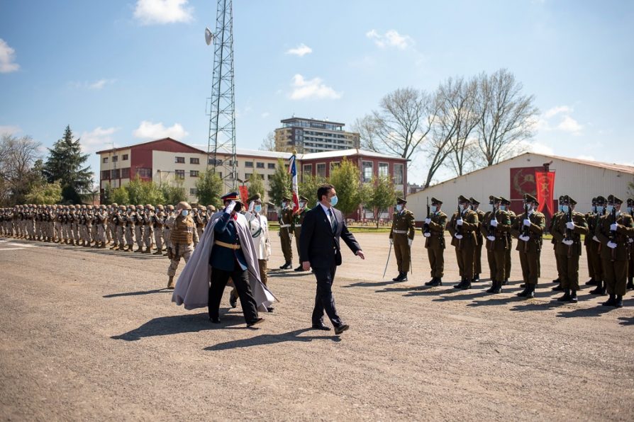 Delegado Jardua participa de la Parada Militar 2021 realizada en el Regimiento de Chillán