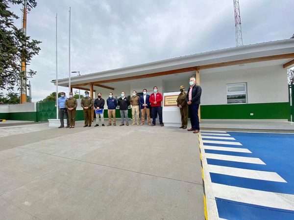 Arquitectura del MOP Ñuble concreta entrega de la Tenencia Pinto a Carabineros