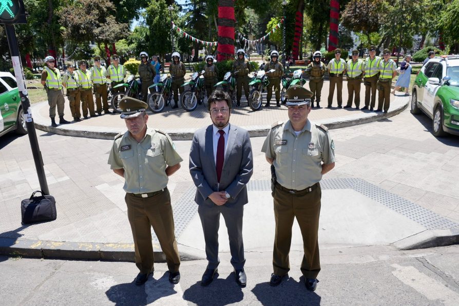 Delegado Pradenas encabezó presentación de Patrulla Forestal de Carabineros