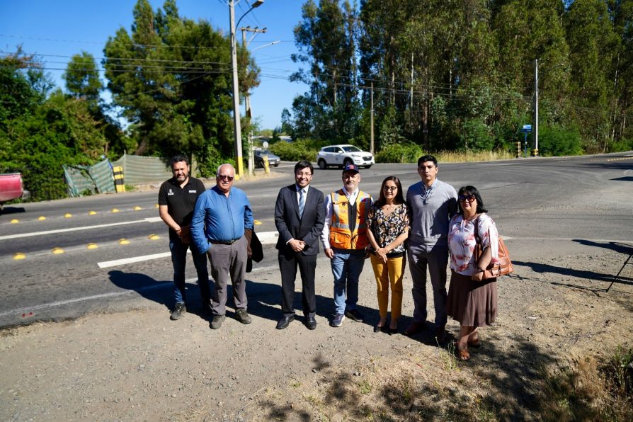 Delegado Pradenas y MOP anuncian obras de semaforización de peligroso cruce Nahueltoro-Cato en Chillán