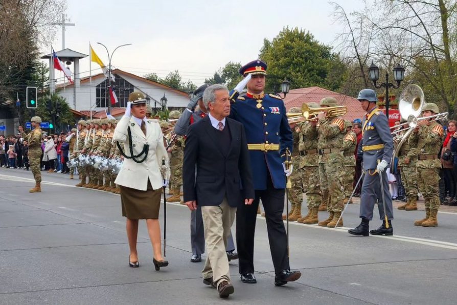 Delegado Presidencial Rodrigo García encabezó Parada Militar 2024 en Ñuble