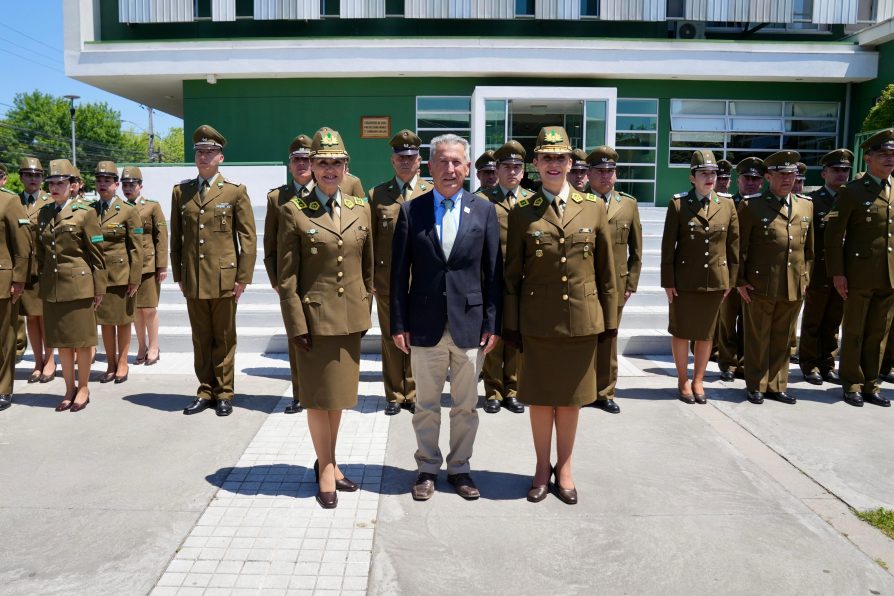 Delegado Rodrigo García participó en cambio de mando de Jefa de Zona de Carabineros Ñuble