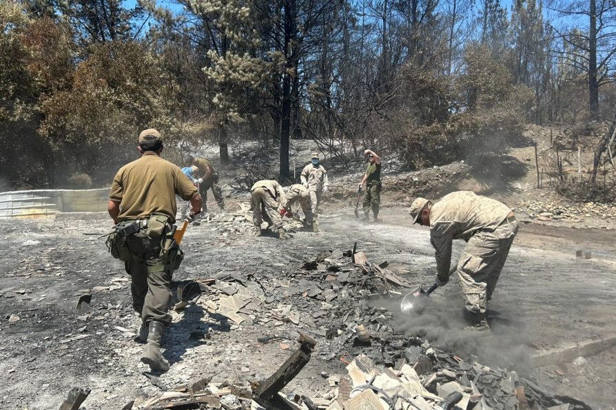 Jefatura de la Defensa para la Región de Ñuble ha patrullado más de 8.000 kilómetros y despejado más de 120 casas