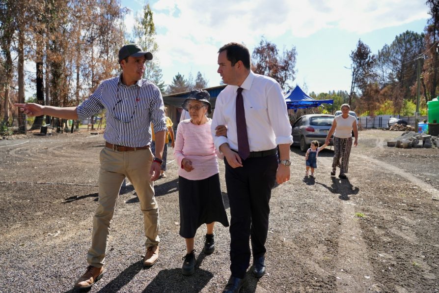 Delegado Presidencial Diego Sepúlveda visitó Quillón y Bulnes para revisar avances en la reconstrucción