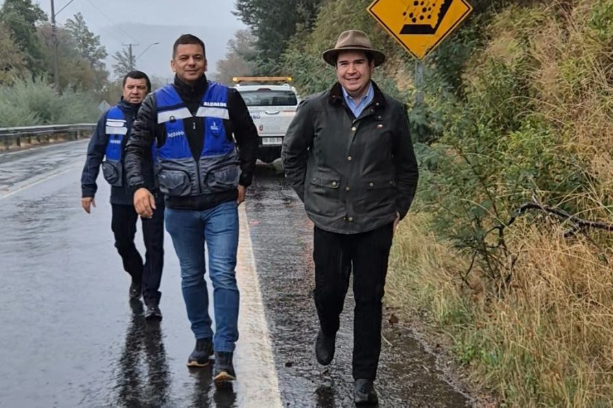 Delegado Presidencial se despliega en San Fabián para monitorear efectos del sistema frontal en Ñuble
