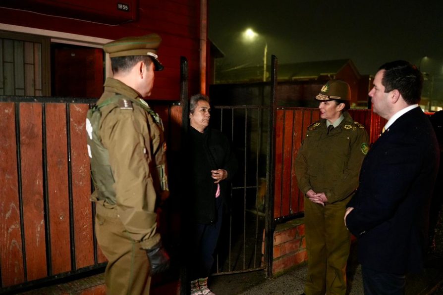 Delegado Presidencial lidera despliegue focalizado de Carabineros con 9 detenidos y más de 1.200 controles en Chillán