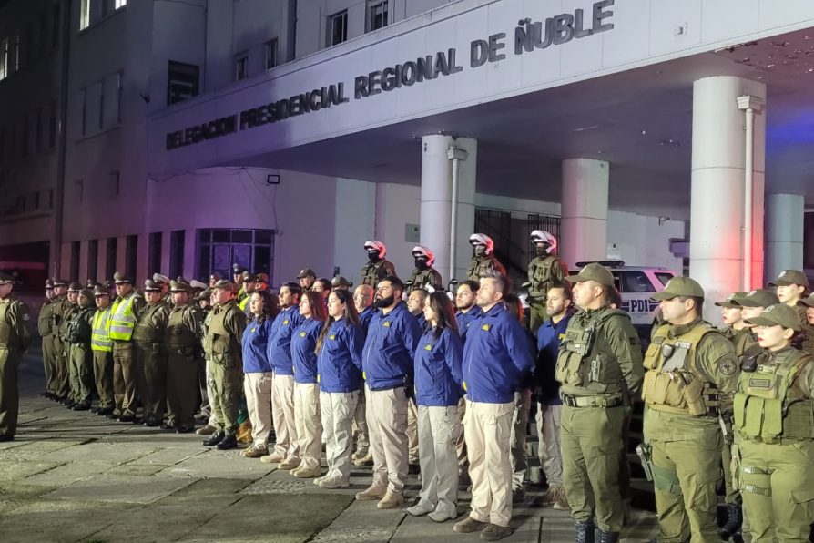 Cerca de 60 detenidos dejan últimos operativos policiales en Ñuble