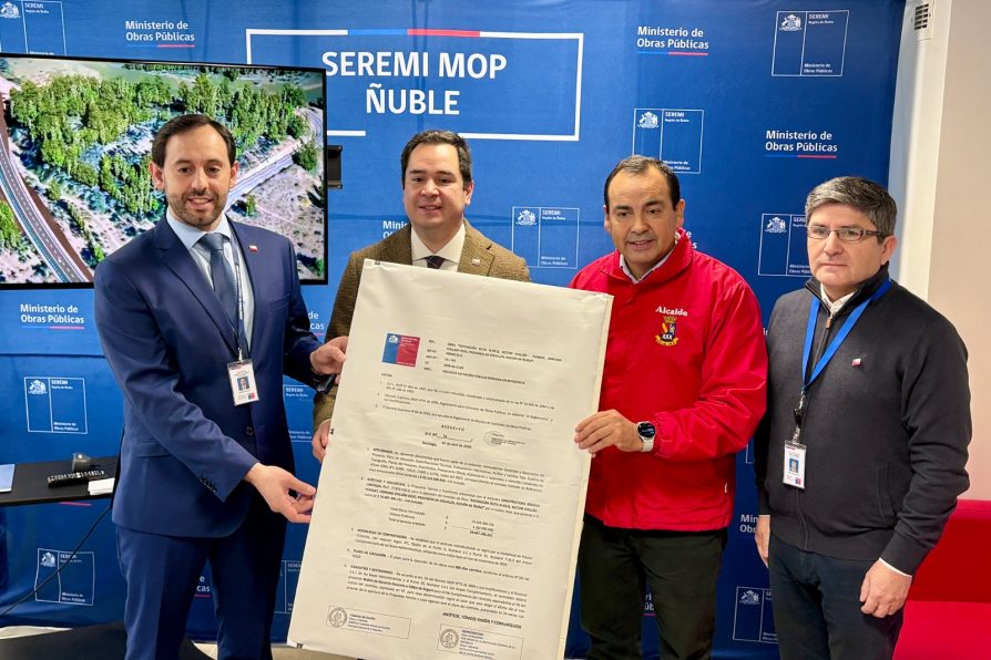 MOP anuncia adjudicación e inicio de obras de la esperada reposición de la ruta N-59-Q Chillán-Yungay