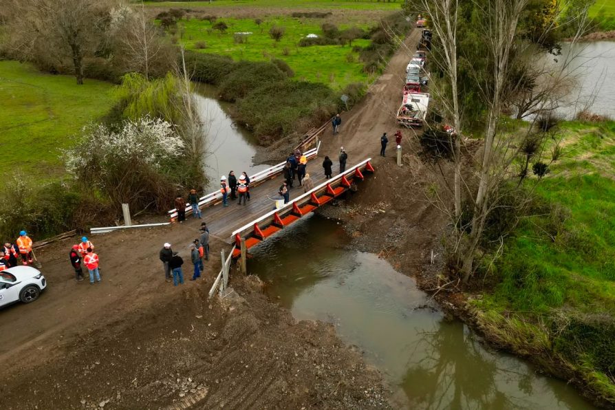 Vialidad Punilla restablece la conectividad en el Puente San Jorge de San Nicolás tras los sistemas frontales