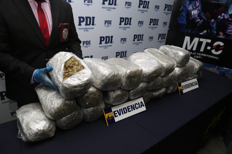 Modelo Territorial Cero: PDI incautó más de 26 kilos de droga en Chillán